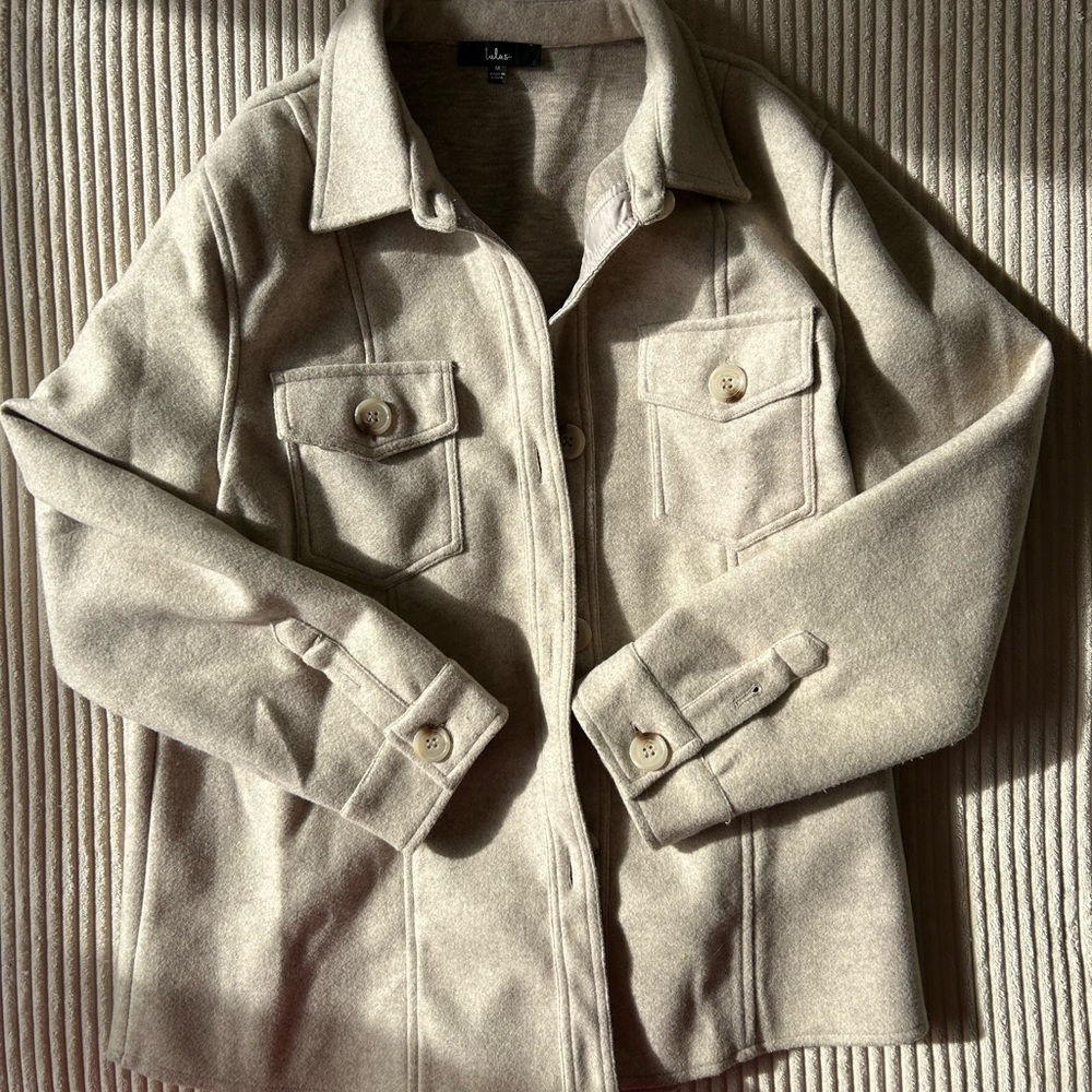 Lulu's Cream Pea Coat
